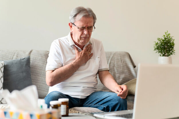 Meneer heeft last van COPD